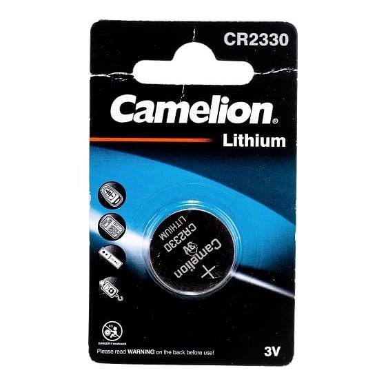 Camelion CR2330 BL-1 (CR2330-BP1, батарейка литиевая,3V) фото 1