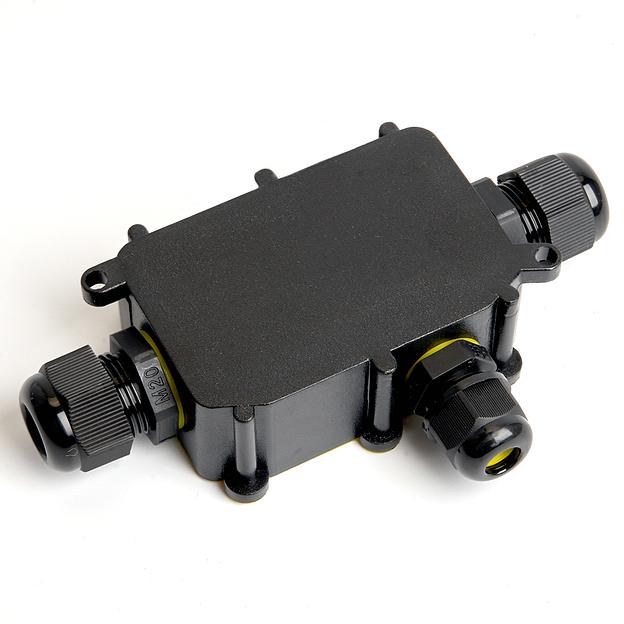 Коробка распределительная водонепроницаемая 3 выхода, с клеммой в комплекте, фото 4