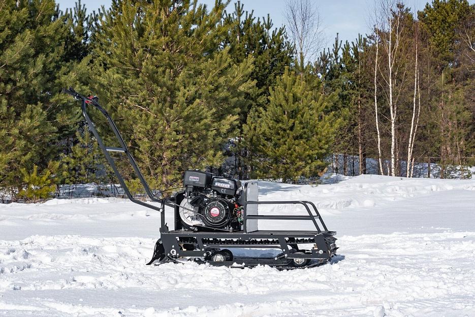 Мотобуксировщик Бурлак М2 LRS, 15 л.с., электрозапуск 1450*510*810 мм. фото 4