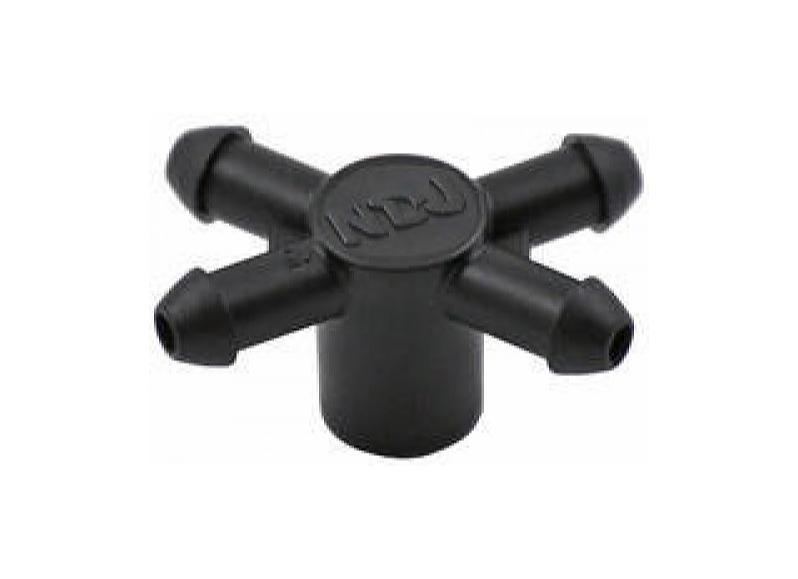 Разветвитель 4-х, на капельницу под микротрубку 3×5 мм SERDRIP фото 1