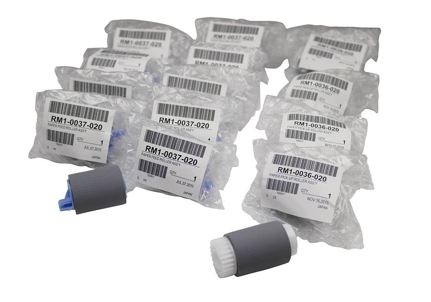 Комплект роликов (для лотков 2,3,4,5,6) HP LJ M604/M605 (10шт RM1-0037/RM1-4571 + 5шт RM1-0036) (RY7-5215/E6B67-67905) фото 1