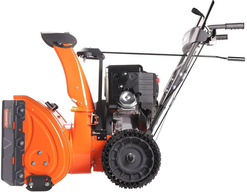 Снегоуборщик PATRIOT PRO 11 KX (коммунально-хозяйственный); 11 л.с., усиленный редуктор, безвоздушные колеса WE3, антиадгезионное покрытие ковша и желоба. фото 4