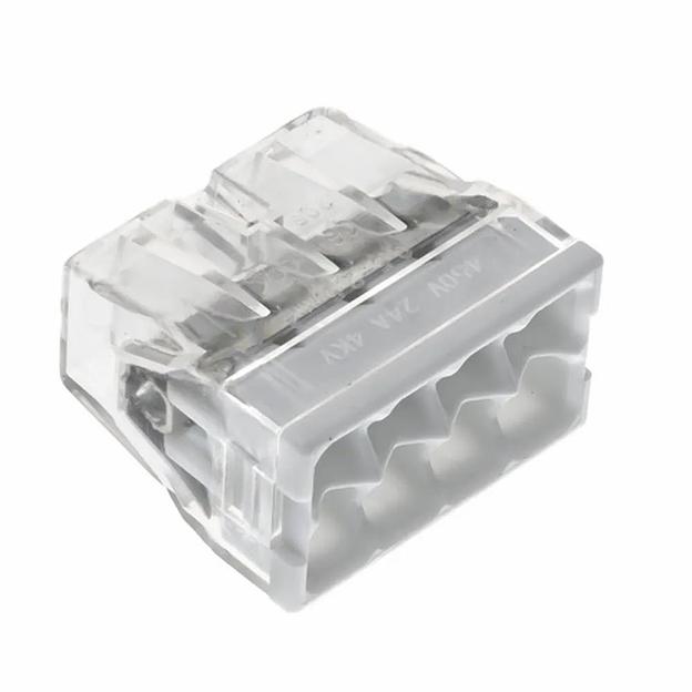 Клемма Exser 2273-248 24А 8 выходов, 0,5-2,5мм с пастой фото 1