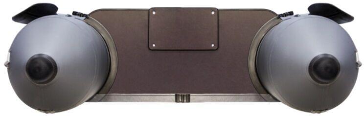 Лодка Таймень NX 2850 киль, слань , 2850*1320*400 мм., цвет: серый-графит фото 6