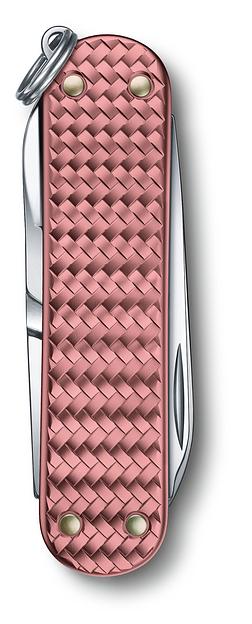 Нож перочинный Victorinox Classic Precious Alox (0.6221.405G) 58мм 5функц. розовый подар.коробка фото 3