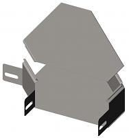 Секция угловая КЗУ 600х65 (цинк) фото 1