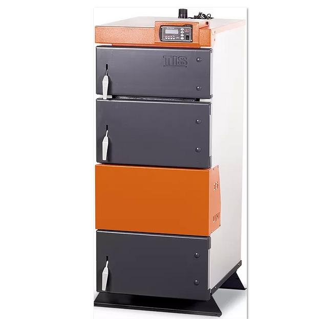 Стальный автоматический твердотопливный котёл TIS Uni 200 м² ОПТ фото 1