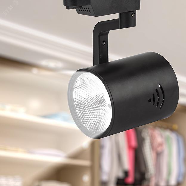 Светильник светодиодный трековый на шинопровод TR1 - 30 BK 30Вт черный COB (10/160) ЭРА Б0032102 фото 2