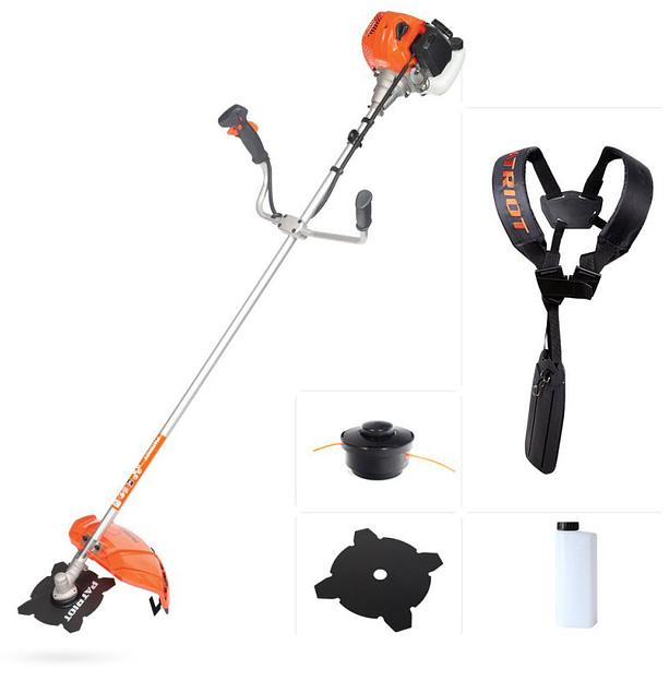 Триммер бензиновый Patriot PT 4555ES Country 2.5л.с. неразбор.штан. реж.эл.:леска/нож фото 2