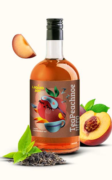 Сироп для кофе и для коктейлей, Персиковый чай 0,7 л фото 1