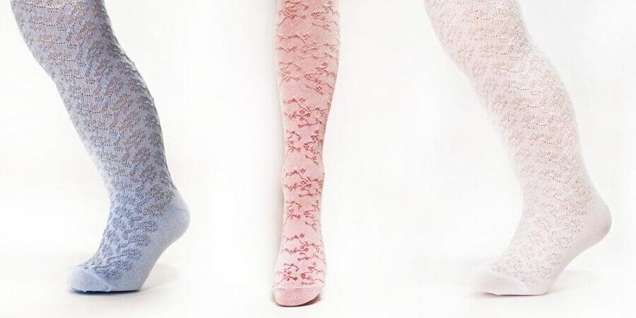 Колготки однотонные для девочек ПС412, опт фото 1