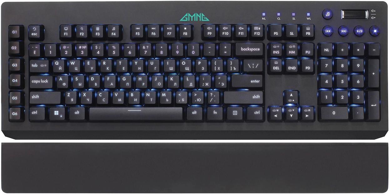 Клавиатура GMNG GG-KB770XP механическая черный USB Multimedia for gamer LED (подставка для запястий) (1901099) фото 1