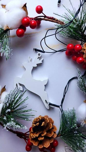 Ёлочная игрушка «Олень» ОПТ фото 1