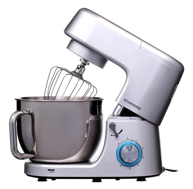 Миксер планетарный Starwind SPM8183 1900Вт серебристый фото 3