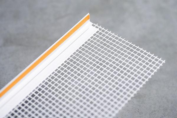 Профиль ПВХ оконный примыкающий с армирующей сеткой ISOMAX ОПТ фото 1