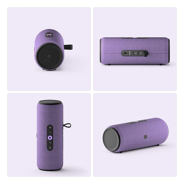 Портативная умная колонка Яндекс Станция Стрит с Алисой, 30 Вт,YNDX-00030VIO, фиолетовый фото 3