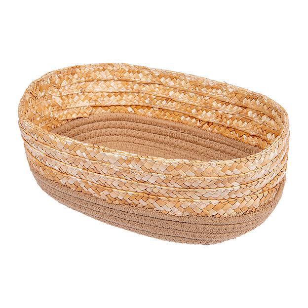 Корзина стеллажная "Сканди", Д260 Ш160 В100, какао фото 1