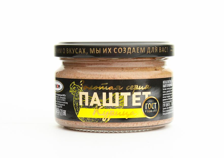 Паштет печеночный «Курица» 200 г ОПТ фото 1