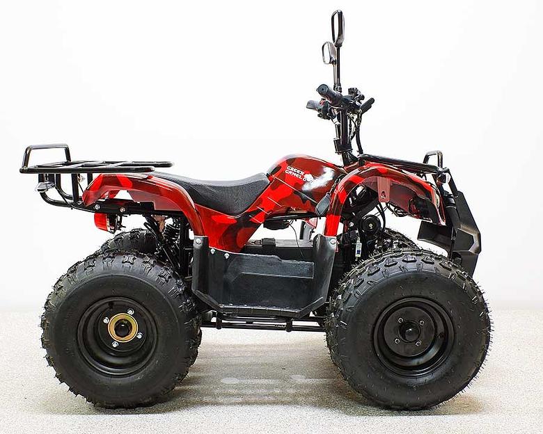 Квадроцикл GreenCamel Атакама T120 армейский красный (48V 800W R8 Цепь) фото 5