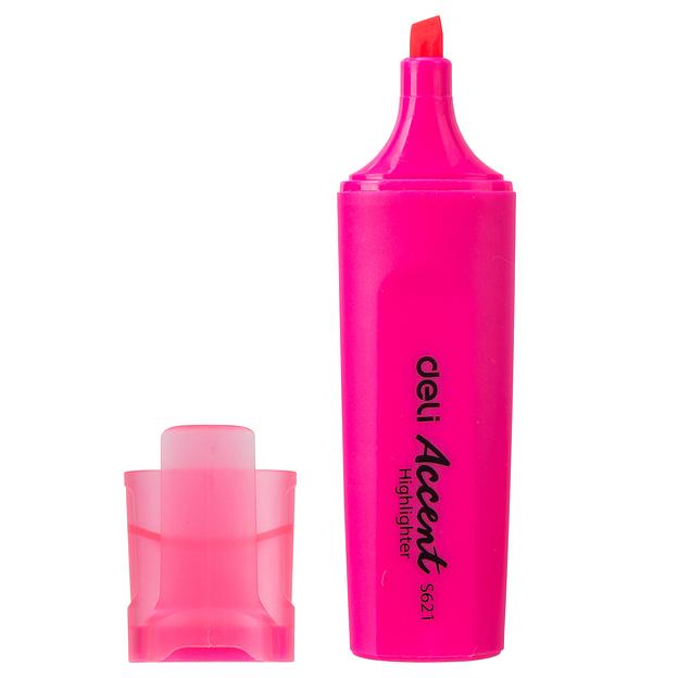Набор текстовыделителей Deli Accent ES621PINK-P Delight скошенный пиш. наконечник 1-5мм розовый (10шт.) фото 2
