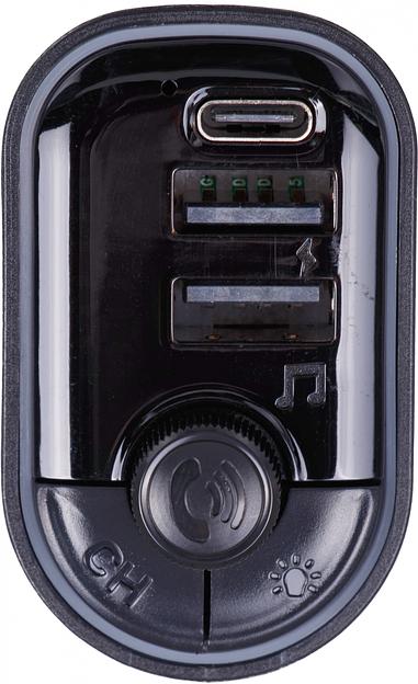Автомобильный FM-модулятор ACV FMT-128B черный MicroSD BT USB (38762) фото 2