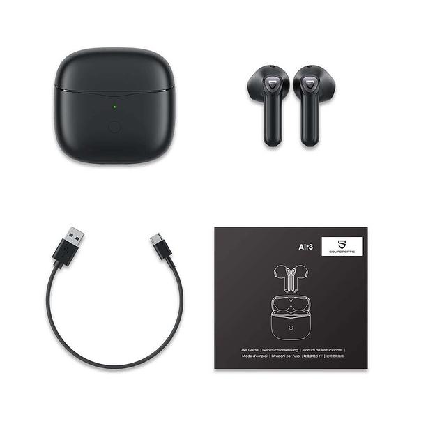 Наушники SoundPeats Air3, черные фото 3