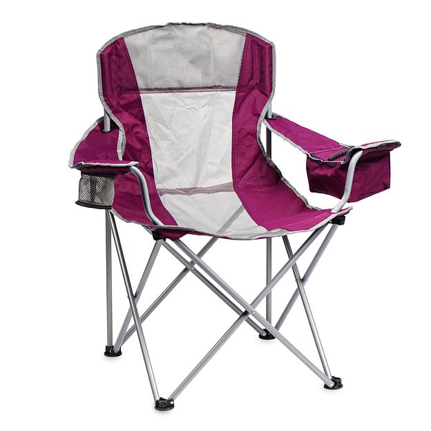 Кресло складное туристическое с подстаканником и термосумкой STKR-1000 фото 1