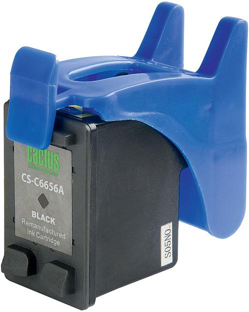 Картридж струйный Cactus CS-C6656A №56 черный (20мл) для HP 450/5145/5150/5151/5550/5552/5650/5652/5655/585 фото 2