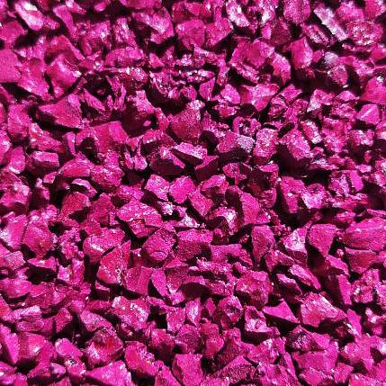 Окрашенная резиновая крошка «Эко» сирень ОПТ фото 1