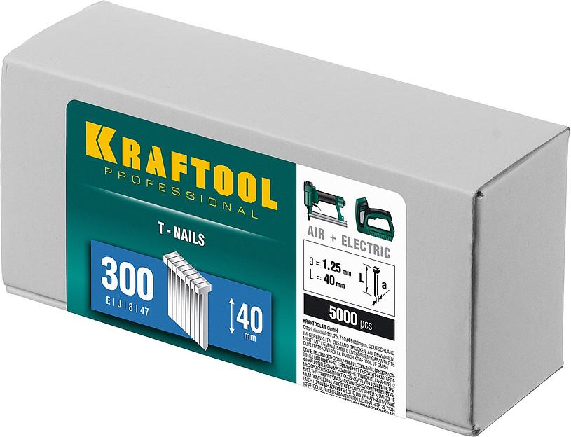 KRAFTOOL гвозди тип 300 (47/J/ F), 40 мм, калибр 18GA. 5000 шт (31785-40) фото 2