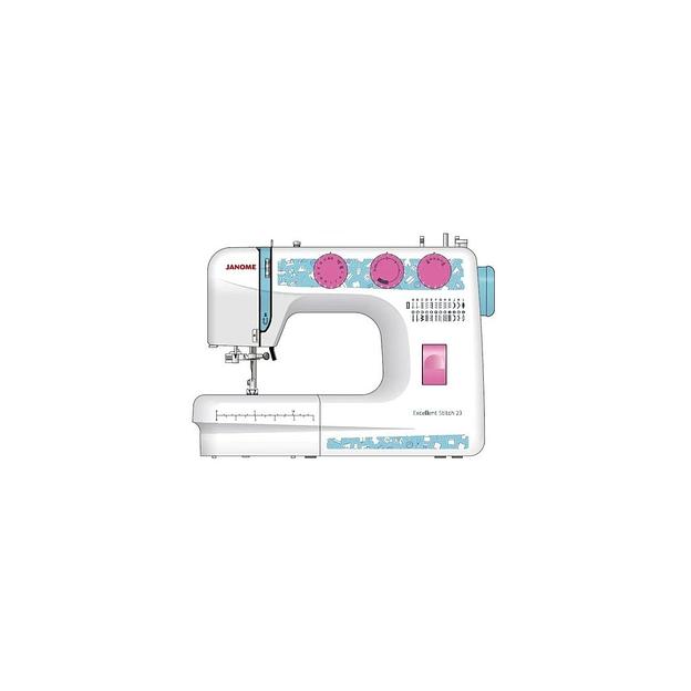 Швейная машина Janome Excellent Stitch 23, белый фото 1