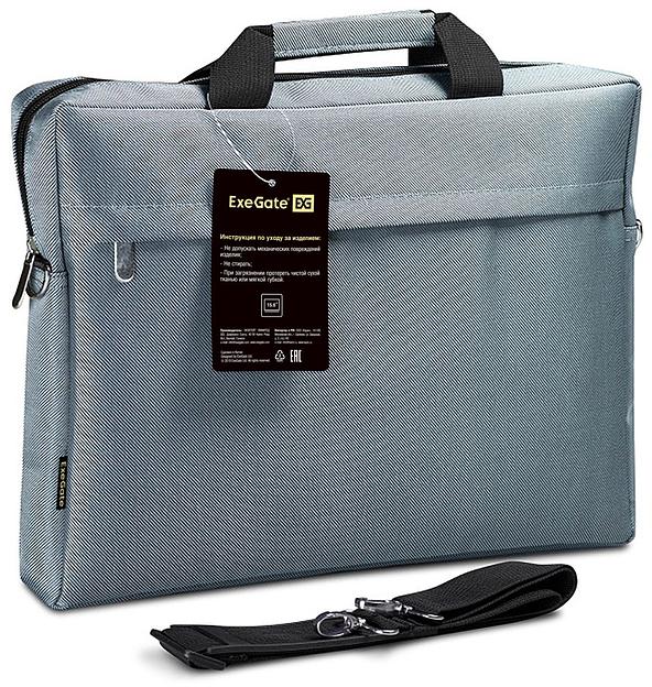 Сумка для ноутбука 15.6" Exegate Start S15 серый полиэстер (EX205136RUS) фото 1