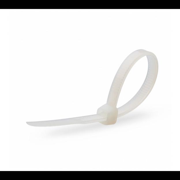 Хомут кабельный КСС 4х150 нейл. бел. (уп.100шт) Fortisflex 49395 фото 1