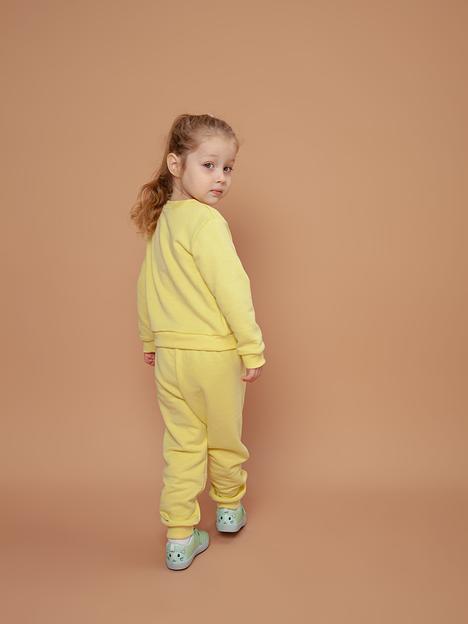 Джемпер детский цвет желтый ОПТ фото 6