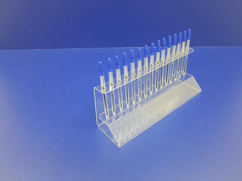 Подставка для ручек карандашей кистей 15 секции.(вертикальное размещение, место для логотипа) фото 1