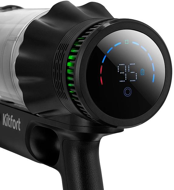 Пылесос Kitfort КТ-5549 350Вт черный/серебристый фото 4