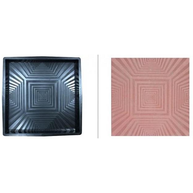 Форма для тротуарной плитки «Зебра» 500x500x50 мм фото 1