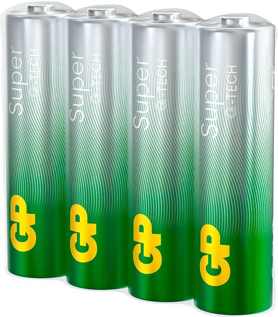 Батарея GP Super 15AA21RA-2CRS4 AA (4шт) спайка фото 1