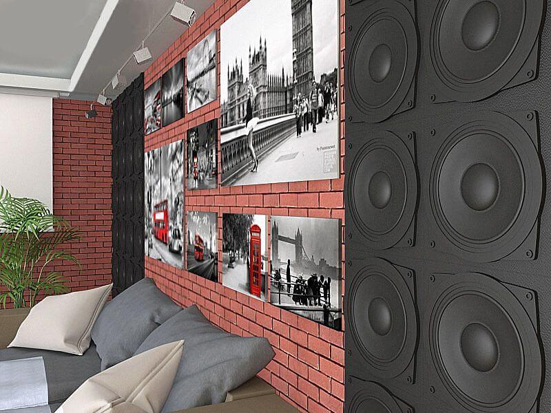 Панель гипсовая 3D эконом «Динамик» 500×500 мм фото 2