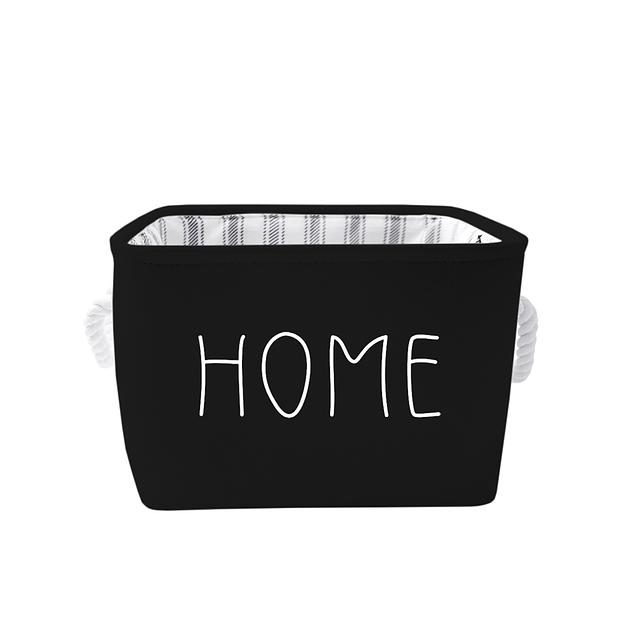 Корзина для хранения "Black", Д200 Ш200 В165, черный фото 1