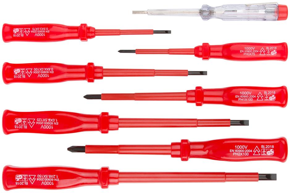Набор отверток 7шт изол.1000V CrV+1индик фото 2