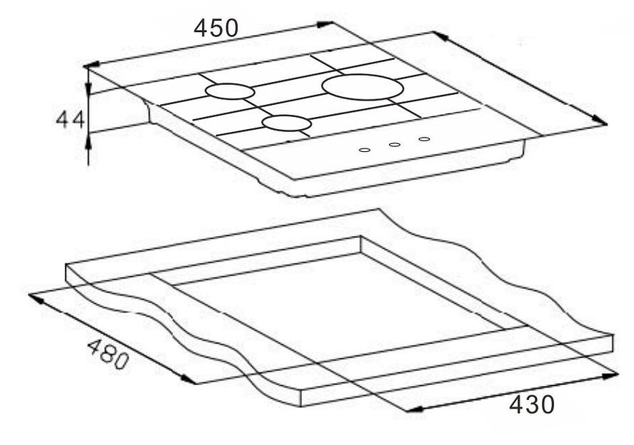 Газовая варочная поверхность Weissgauff HGG 451 WGh белый фото 4