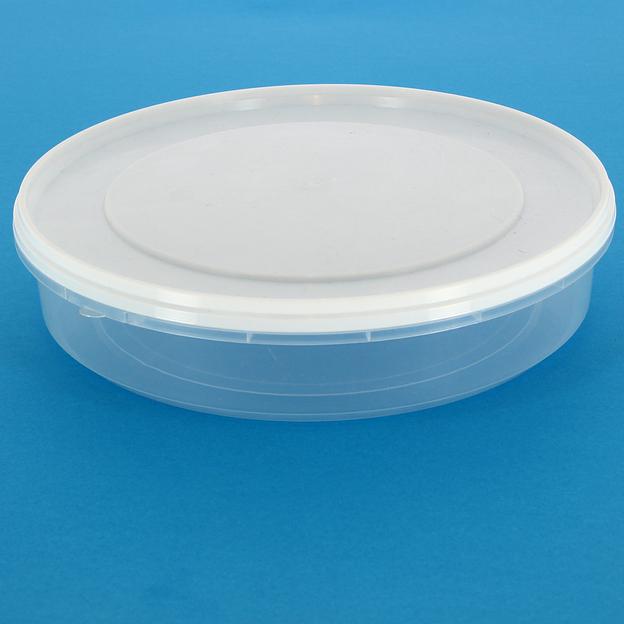 Банка полипропиленовая 1300 мл. с прозрачной крышкой, опт фото 1