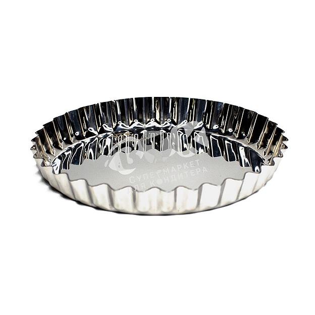 Форма для пирога 190х26 мм нержавеющая сталь фото 2