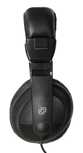Наушники мониторные Оклик HP-M211V 1.8м черный проводные оголовье фото 4