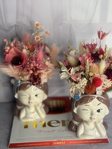 Букет из сухоцветов 12 см код 117573368 ОПТ фото 3