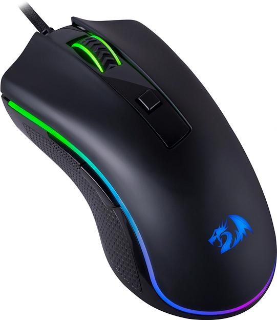 Мышь проводная Redragon Cypher 72075, черный, 12800 dpi, USB, кнопки - 7 фото 3