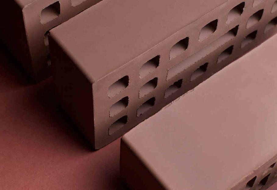 Кирпич пустотелый керамический рядовой утолщенный «Grigio» 250×120×88 мм опт фото 2