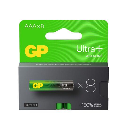 GP 24AUPA21-2CRB8 96/768 Ultra Plus Alkaline 24А AAA (8 шт. в уп-ке) фото 1