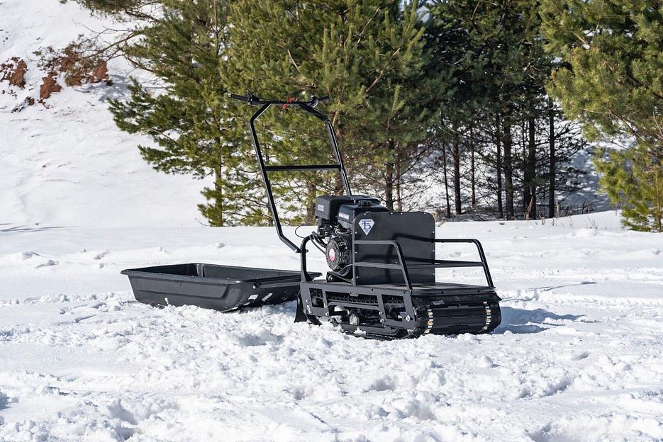 Мотобуксировщик Бурлак М2 LRS, 9 л.с., электрозапуск 1450*510*810 мм. фото 4